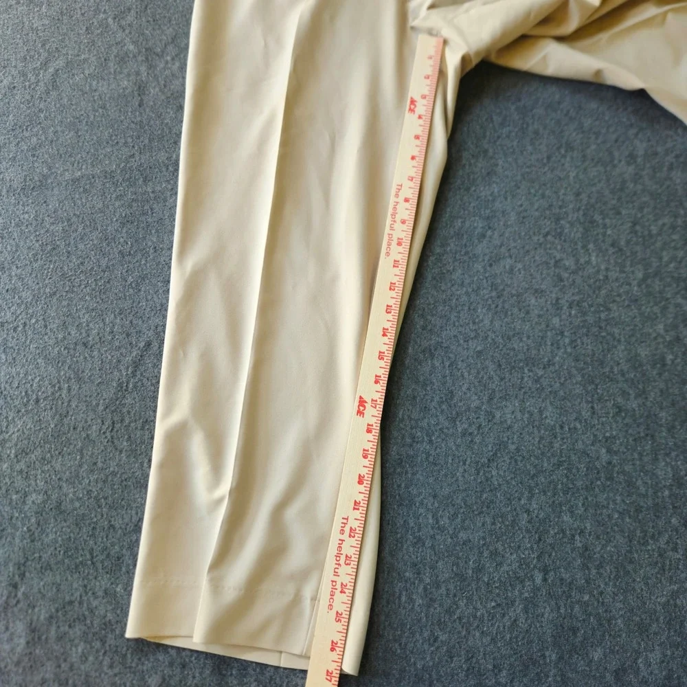 FootJoy Mens Performance Golf Pants Tan‎ Khaki Stretch Flat Front 34x34 1009440